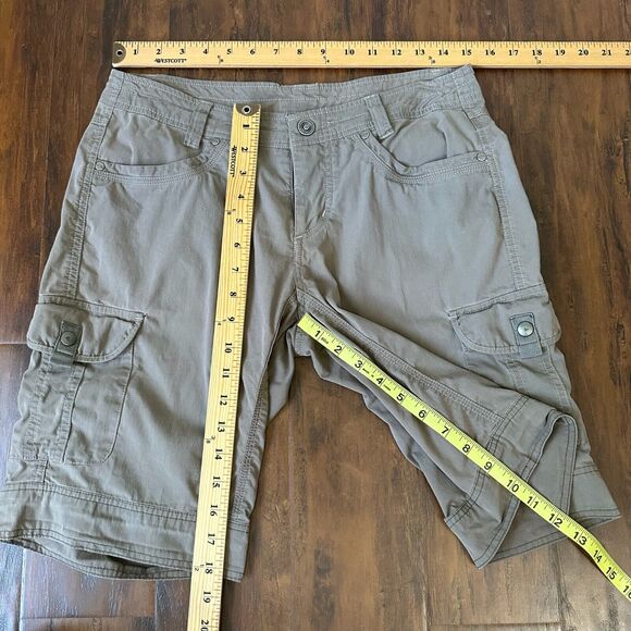 KUHL Womens Cargo Outdoor Shorts Utility Stretch in Brown - Picture 11 of 11